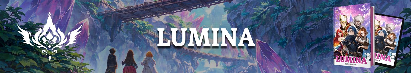 The fantasy world of Lumina in Gates of Krystalia